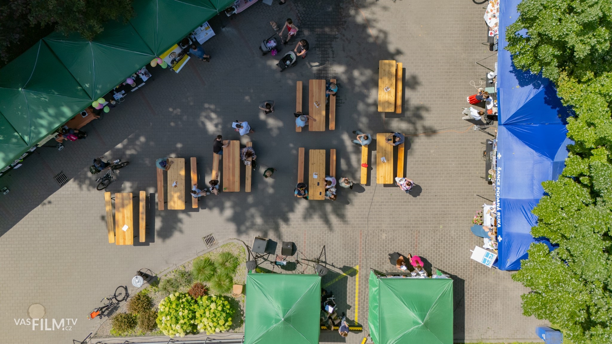 Fotografie z akce Polévka na dlažbě v Třinci